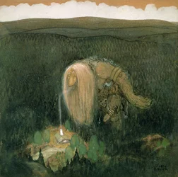 Ein Waldtroll, ca. 1913